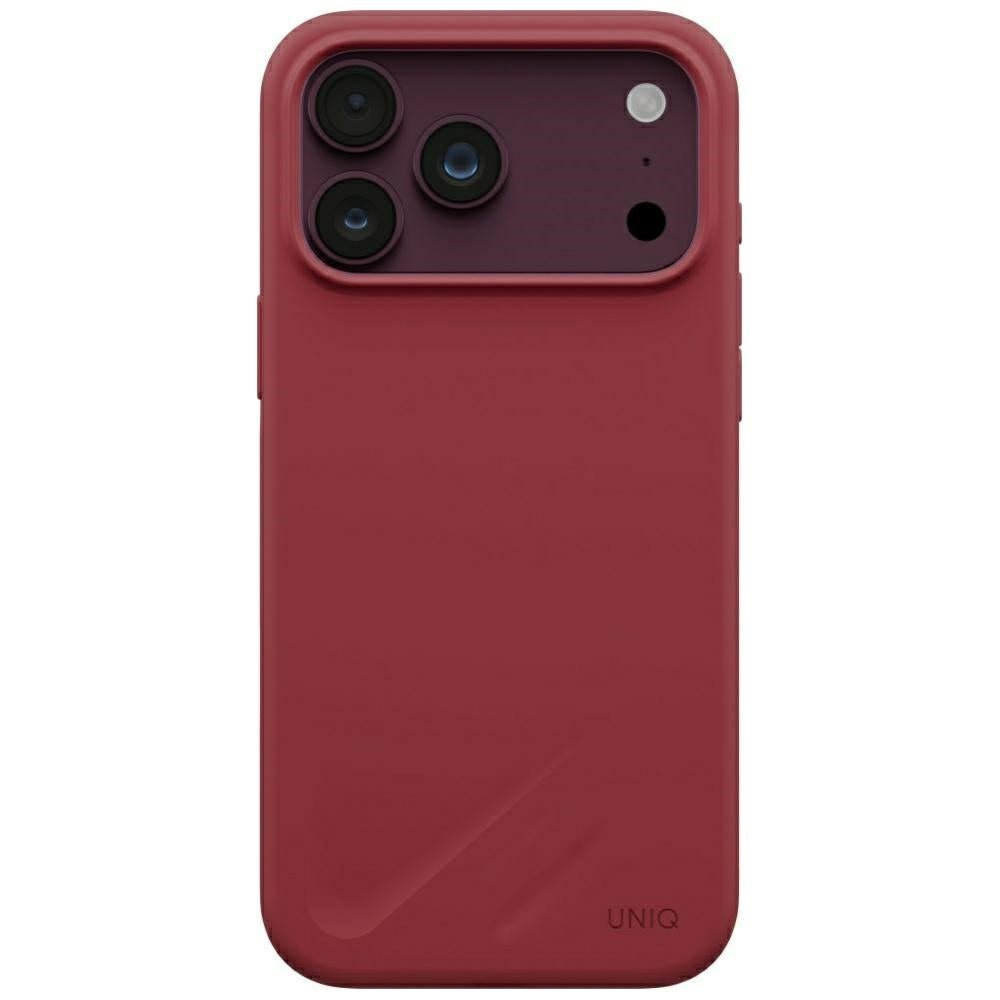 Uniq iPhone 18 Pro Max / iPhone 17 Pro Max - Θήκη Σιλικόνης MagSafe - Lino Magclick Charging - Cranberry Red