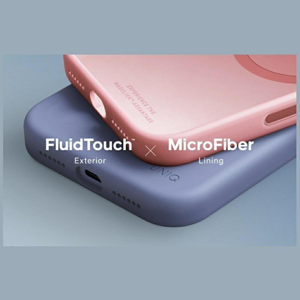 Uniq iPhone 18 Pro Max / iPhone 17 Pro Max - Θήκη Σιλικόνης MagSafe - Lino Magclick Charging - Pale Rose