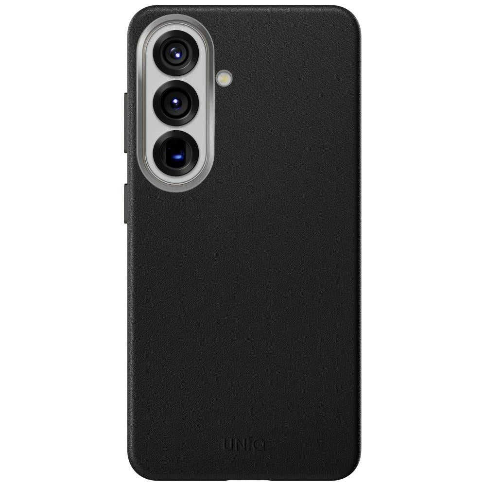 Uniq Samsung Galaxy S26 - Σκληρή Θήκη με Επένδυση Συνθετικού Δέρματος και MagSafe - Lyden MagClick - Black