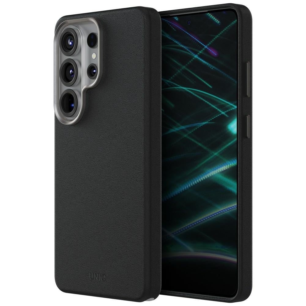 Uniq Samsung Galaxy S26 Ultra - Σκληρή Θήκη με Επένδυση Συνθετικού Δέρματος και MagSafe - Lyden MagClick - Black