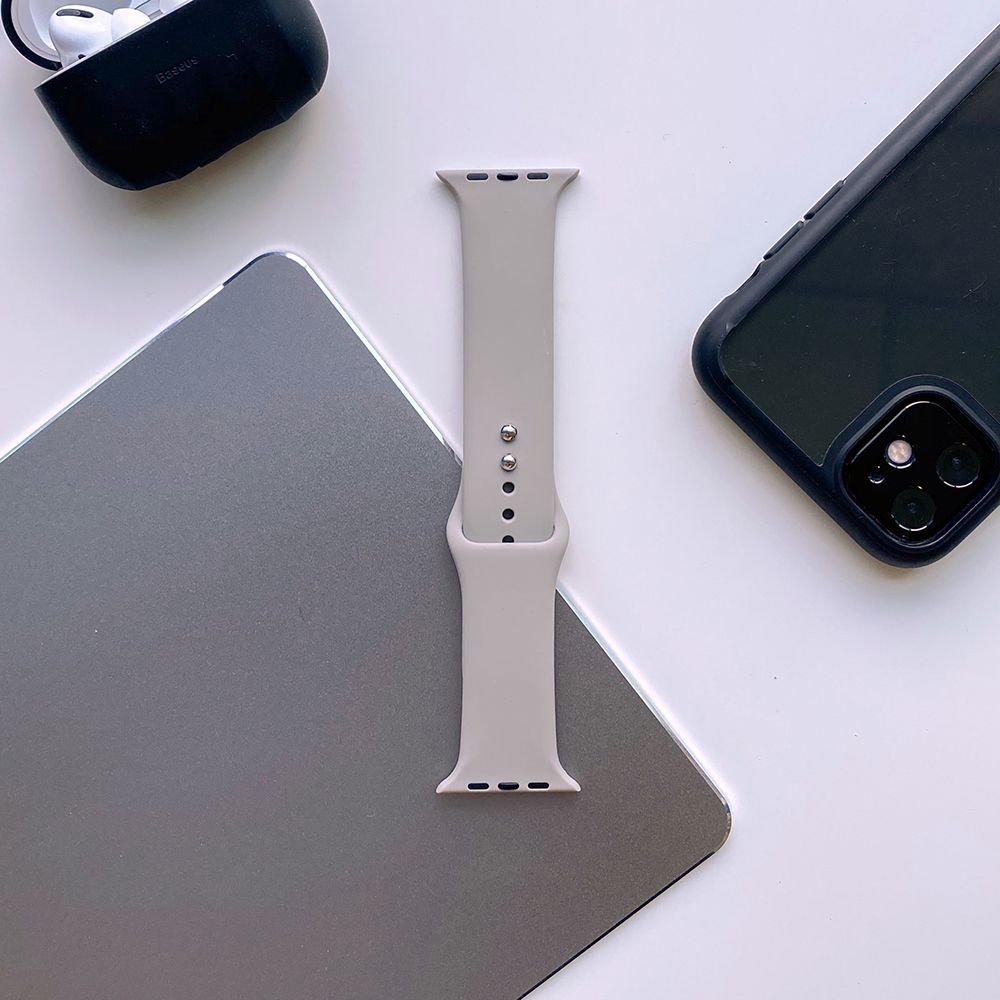 Tech - Protect Λουράκι Apple Watch 4 / 5 / 6 / 7 / 8 / 9 / SE / ULTRA 1 / ULTRA 2 - 42 / 44 / 45 / 49 mm IconBand Λαστιχένιο - Grey