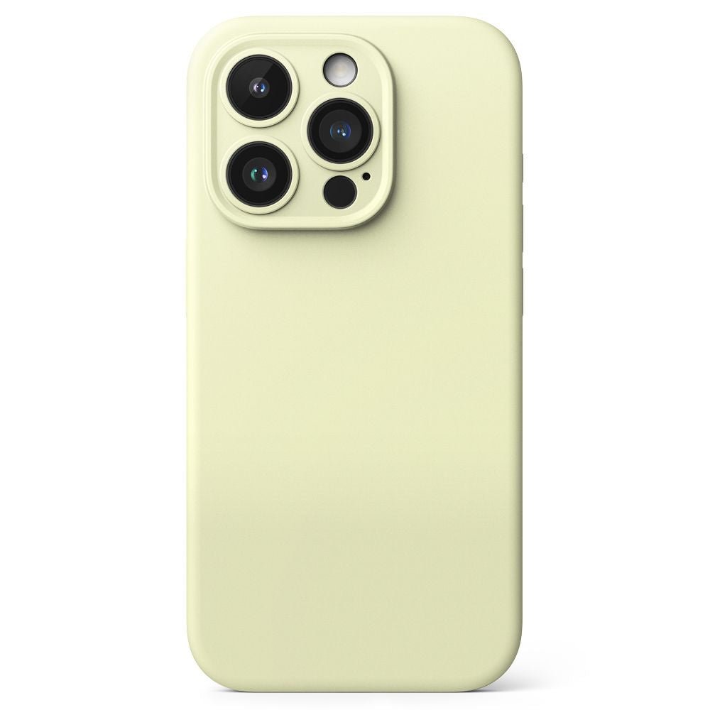 Ringke iPhone 15 Pro Silicone Magnetic MagSafe Case Θήκη Σιλικόνης με MagSafe - Sunny Lime