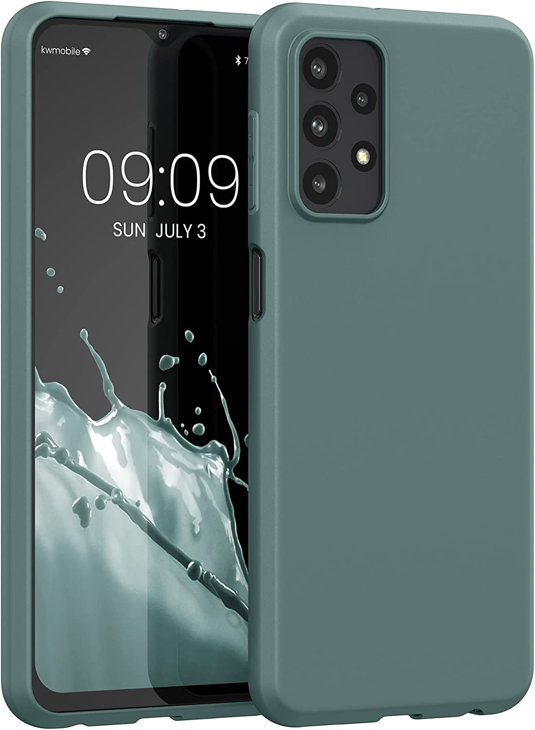KW Samsung Galaxy A23 5G Θήκη Σιλικόνης TPU - Blue Green - 57804.171