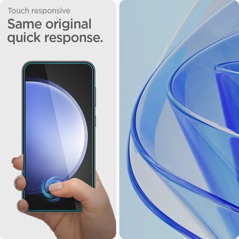 Spigen Samsung Galaxy S23 FE ALM GLAS.tR HD Tempered Glass Αντιχαρακτικό Γυαλί Οθόνης 9H - 2 Τεμάχια - Διάφανα