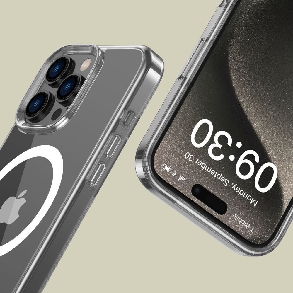 Tech - Protect iPhone 16 Pro Max Flexair Hybrid MagSafe Σκληρή Θήκη με Πλαίσιο Σιλικόνης και MagSafe - Διάφανη
