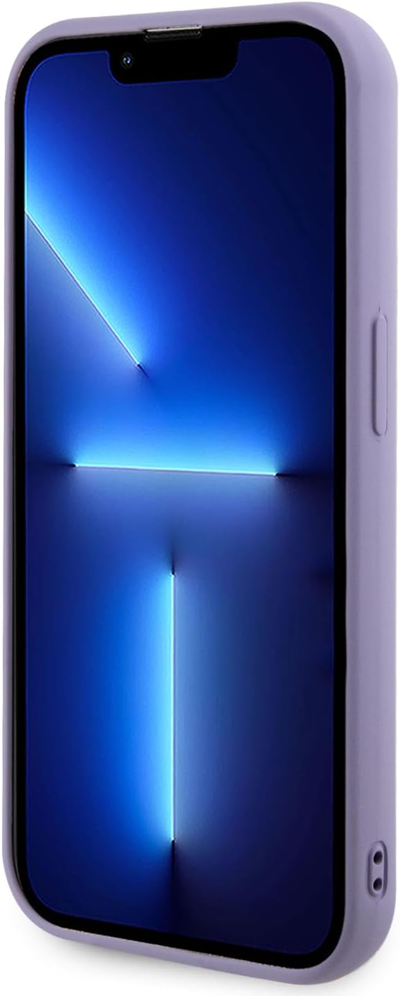 Guess iPhone 15 Pro Max - Sequin Script Metal Σκληρή Θήκη με Επένδυση από Παγέτες - Purple - GUHCP15XPSFDGSU