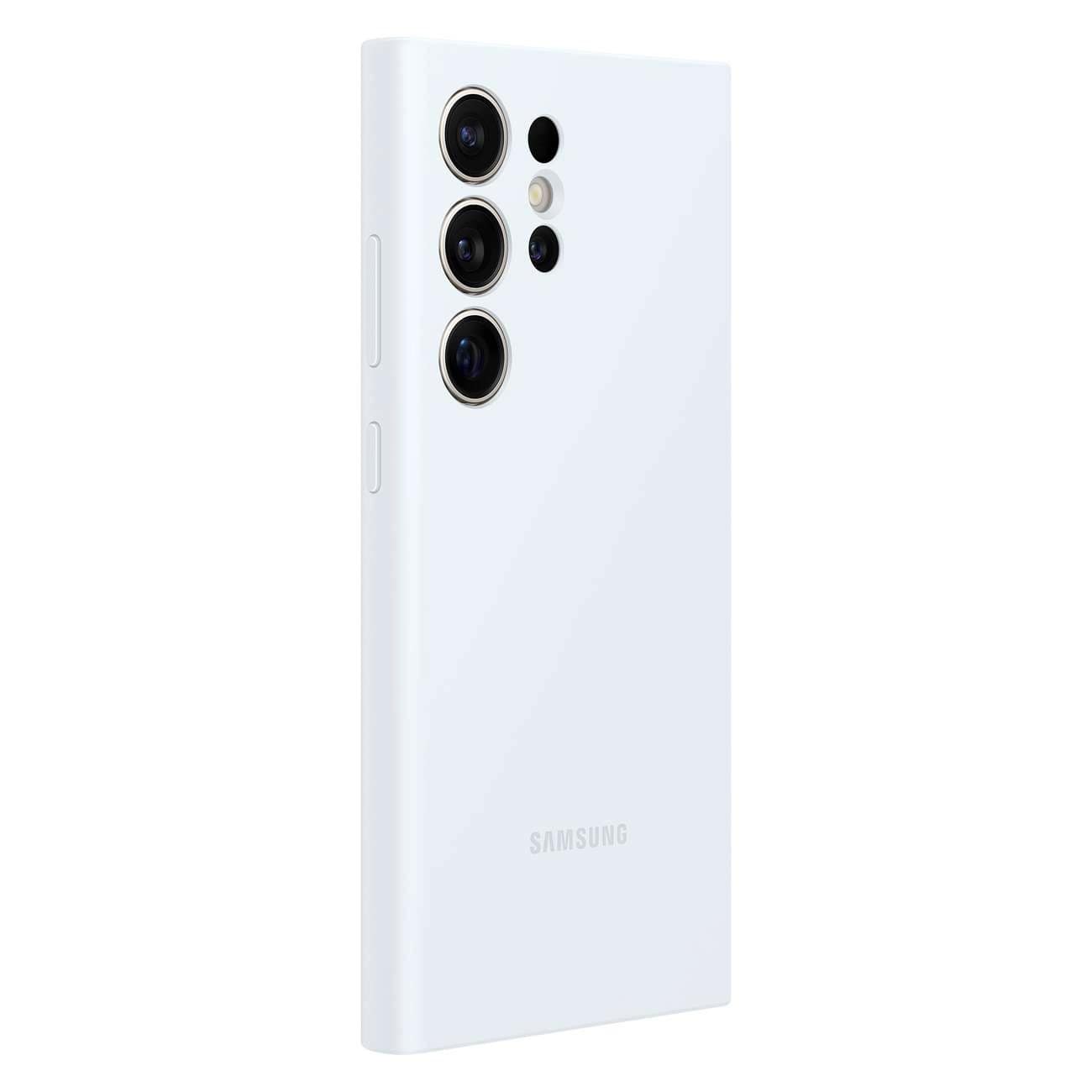 Samsung Silicone Cover Samsung Galaxy S24 Ultra Θήκη Σιλικόνης - White - EF - PS928TWEGWW