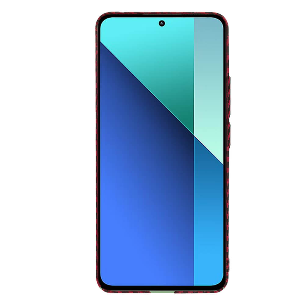 Techsuit Xiaomi Redmi Note 13 4G Σκληρή Θήκη Carbonite FiberShell - Red