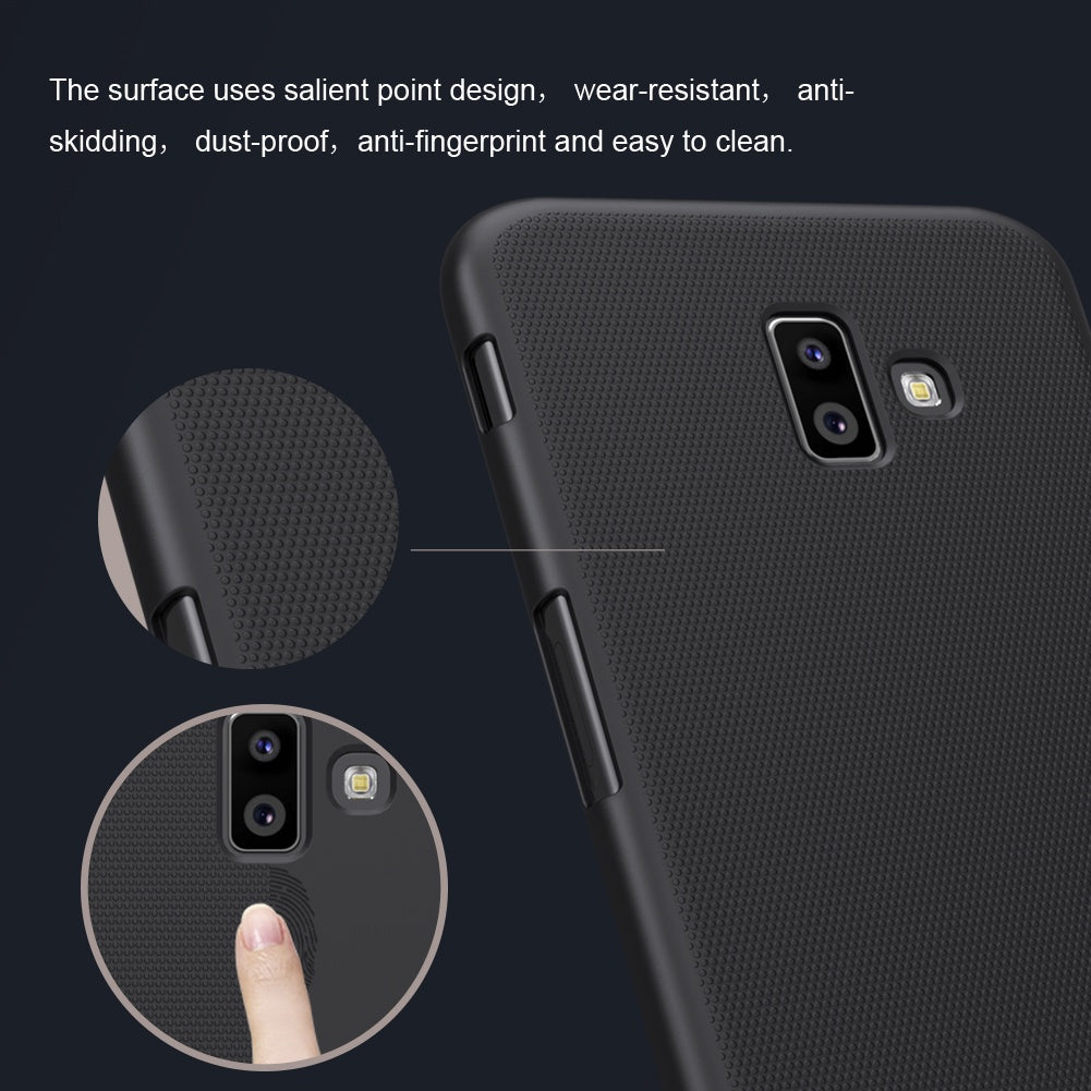 Nillkin Samsung Galaxy J6 Plus 2018 Super Frosted Shield Rugged Σκληρή Θήκη - Black