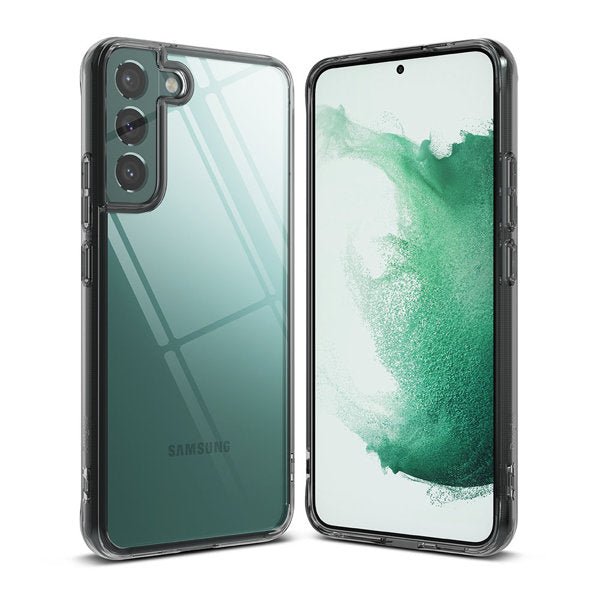 Ringke Samsung Galaxy S22 Plus Fusion Σκληρή Θήκη με Πλαίσιο Σιλικόνης - Διάφανη / Black