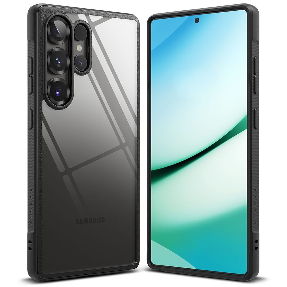 Ringke Samsung Galaxy S25 Ultra Fusion Bold Σκληρή Θήκη με Πλαίσιο Σιλικόνης - Black / Διάφανη