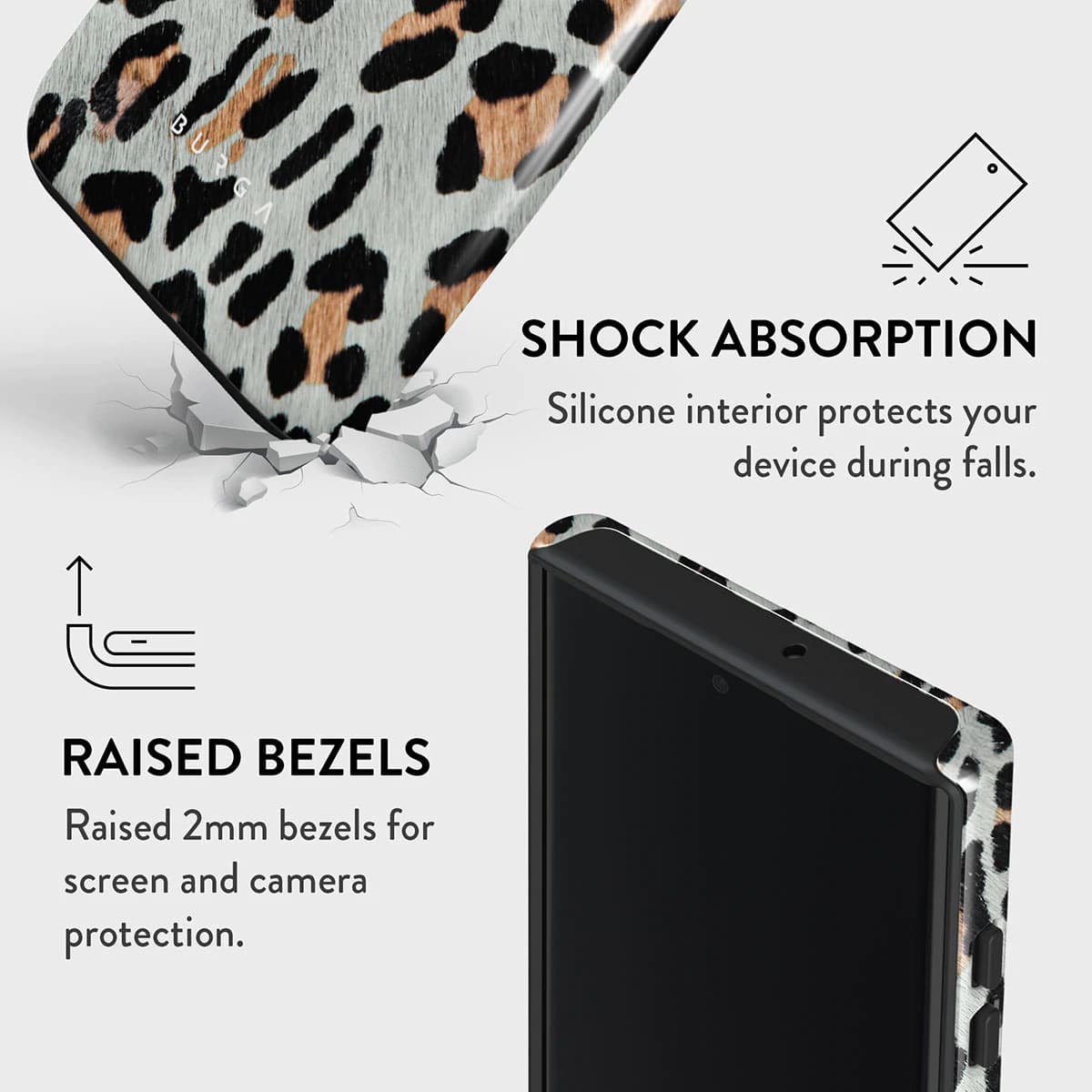 Burga Samsung Galaxy S22 Ultra Fashion Tough Σκληρή Θήκη - Baby Leo