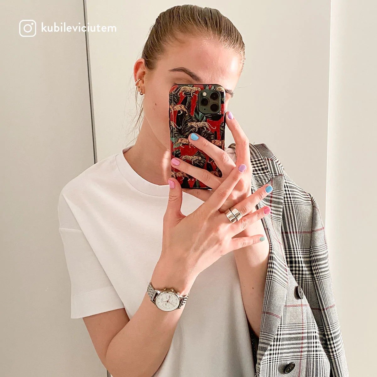 Burga iPhone 14 Plus Fashion Tough Σκληρή Θήκη - Morning Commute