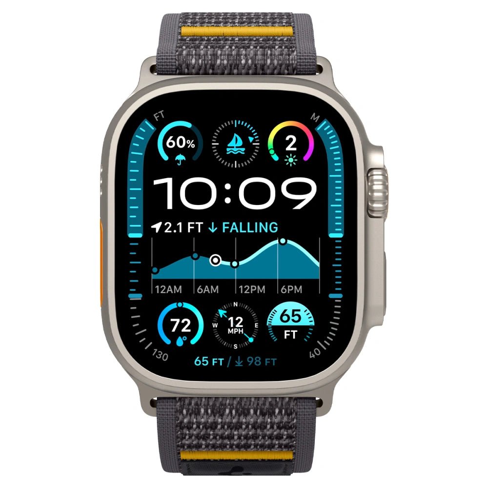 Spigen Λουράκι Apple Watch 8/9/10/11 - SE (1/2/3) - Ultra (1/2/3) – 44/45/46/49mm - Athlex Air - Active Grey
