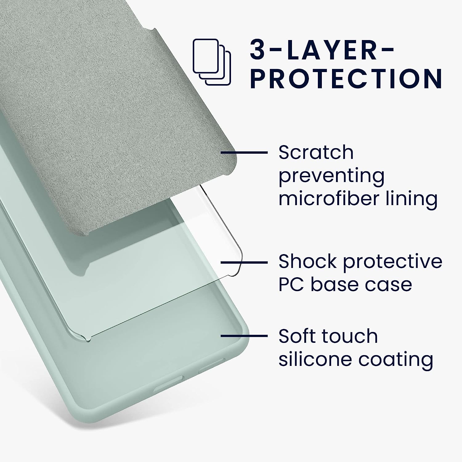 KW Xiaomi Redmi Note 12 5G / Poco X5 5G Θήκη Σιλικόνης Rubberized TPU - Cool Mint - 60889.200