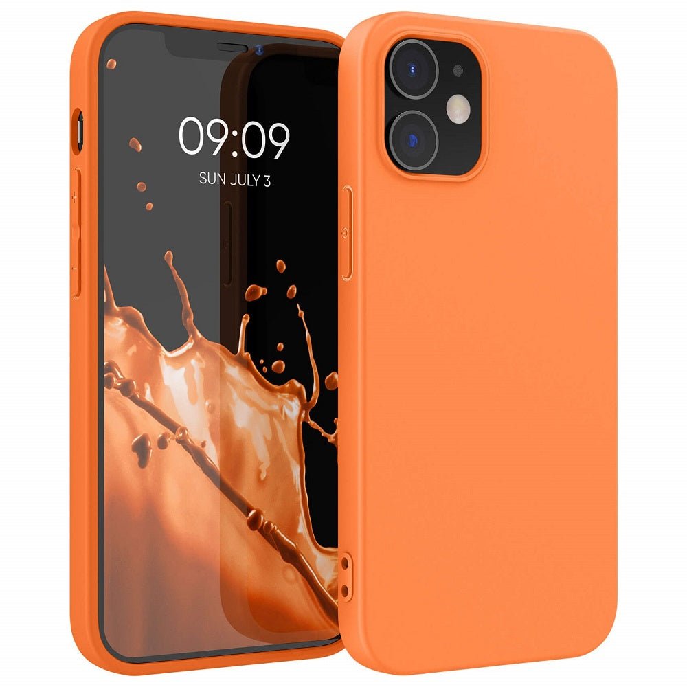 KW iPhone 12 / iPhone 12 Pro Θήκη Σιλικόνης TPU - Cosmic Orange - 53938.150