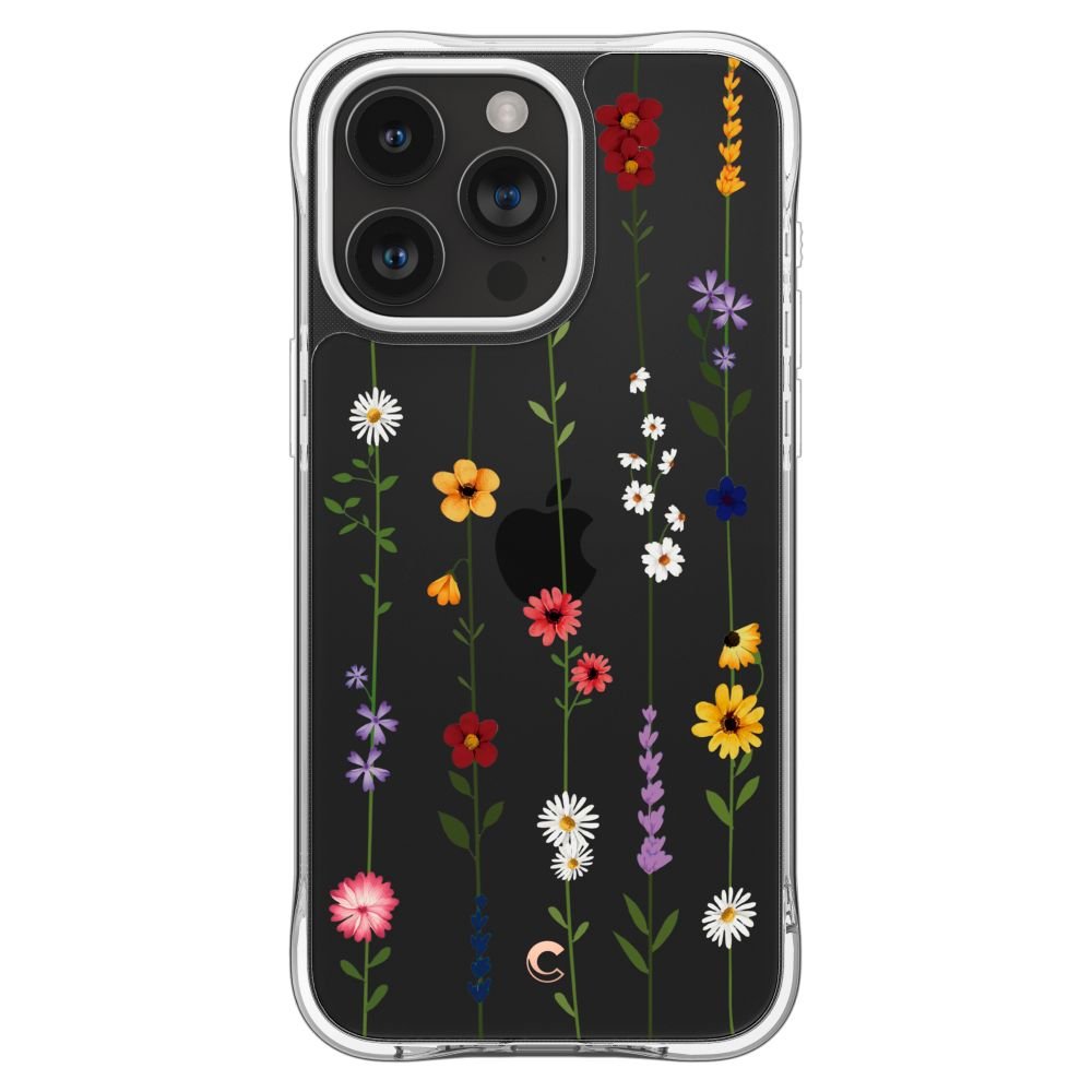 Spigen Cyrill iPhone 15 Pro Cecile Σκληρή Θήκη με Πλαίσιο Σιλικόνης - Flower Garden