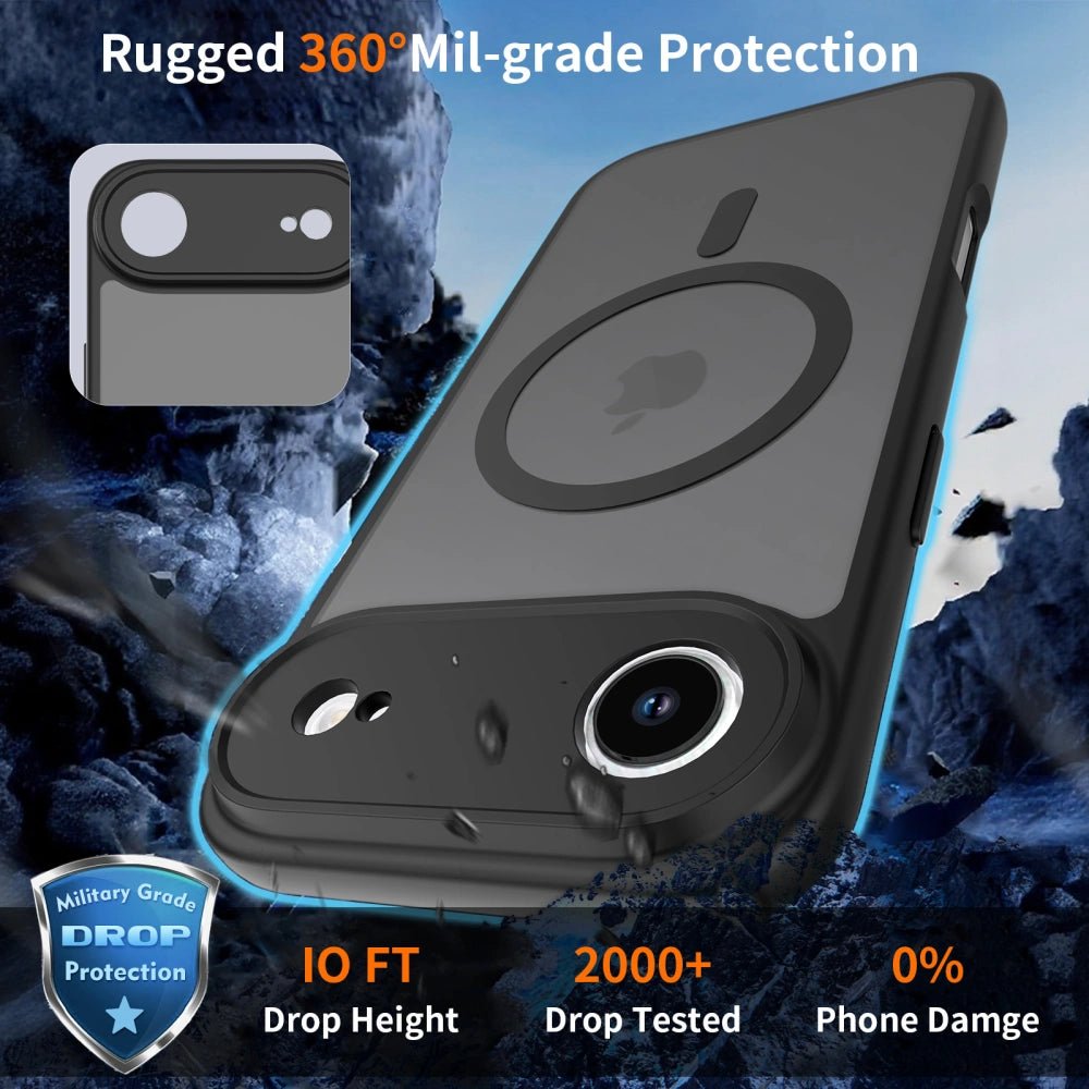 Tech - Protect iPhone Air BasicMag - Σκληρή Θήκη με Πλαίσιο Σιλικόνης και MagSafe - Matte Black