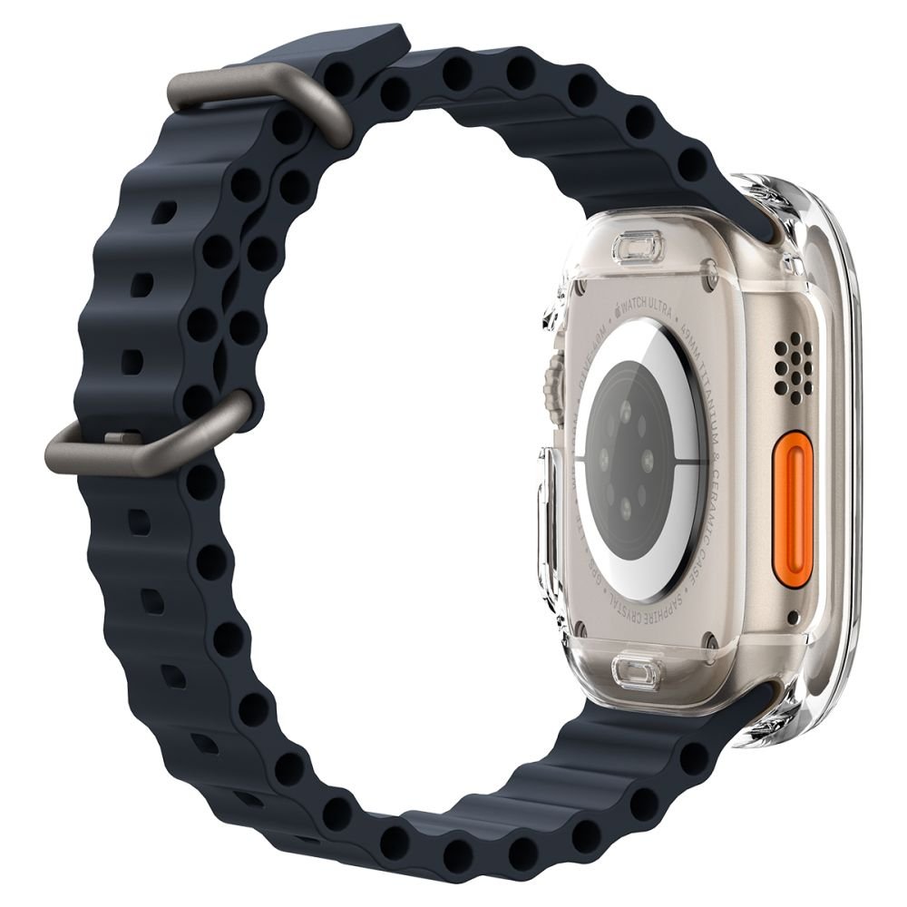 Spigen Θήκη Apple Watch Ultra / Ultra 2 - 49 mm Ultra Hybrid με Προστασία οθόνης - Crystal Clear
