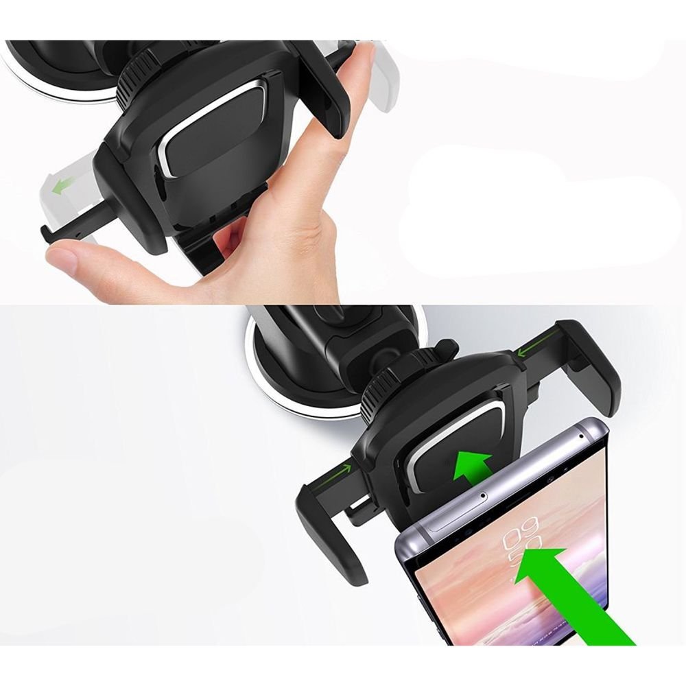 Tech - Protect V2 Universal Dash and Windshield Βάση Στήριξης Κινητών για το Αυτοκίνητο - Black