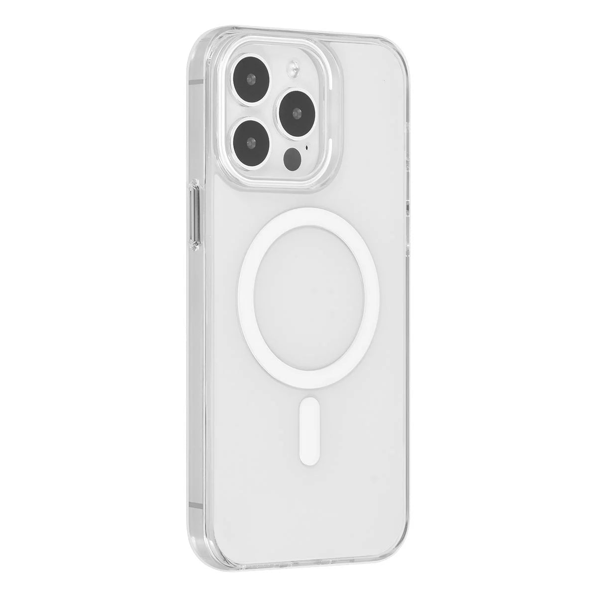 Tuniq iPhone 15 Pro Max - MagSafe Σκληρή Θήκη με Πλαίσιο Σιλικόνης - Διάφανη / Λευκή