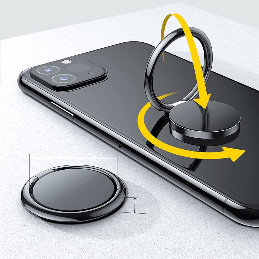 Tech - Protect Ring Holder Δαχτυλίδι Συγκράτησης Κινητού - Flower Rose