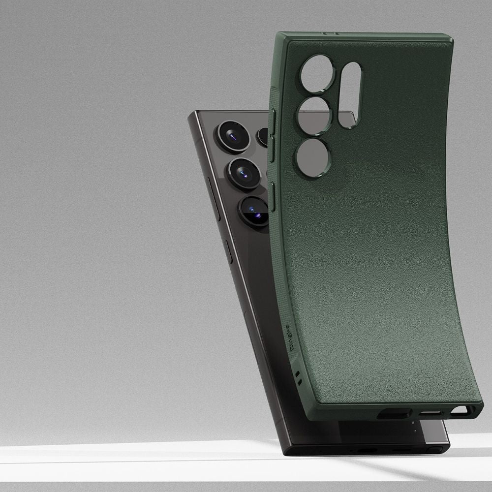 Ringke Samsung Galaxy S24 Ultra Onyx Durable TPU Case Θήκη Σιλικόνης - Dark Green
