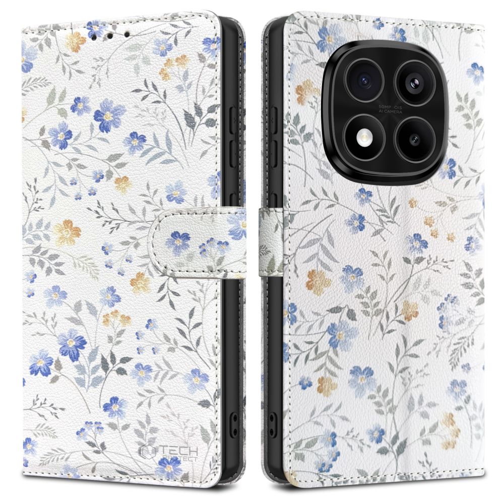 Tech - Protect Xiaomi Redmi Note 14 Pro 5G / Pro+ 5G / Poco X7 Θήκη Πορτοφόλι Stand από Δερματίνη - Spring Flowers