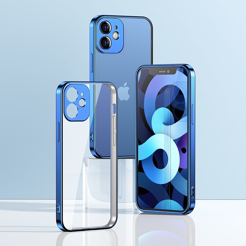 Joyroom iPhone 12 Pro Beauty Series TPU Case Λεπτή Θήκη Σιλικόνης - Blue