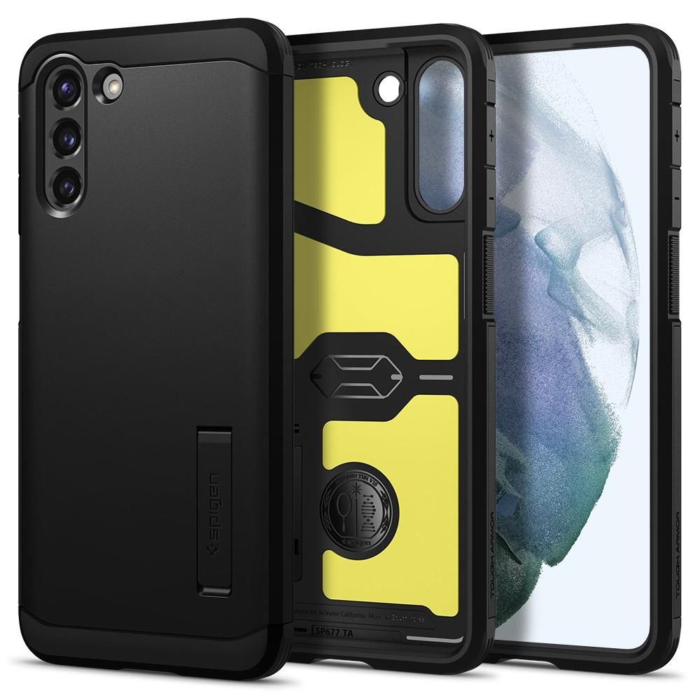 Spigen Samsung Galaxy S21 Tough Armor Σκληρή Θήκη - Black