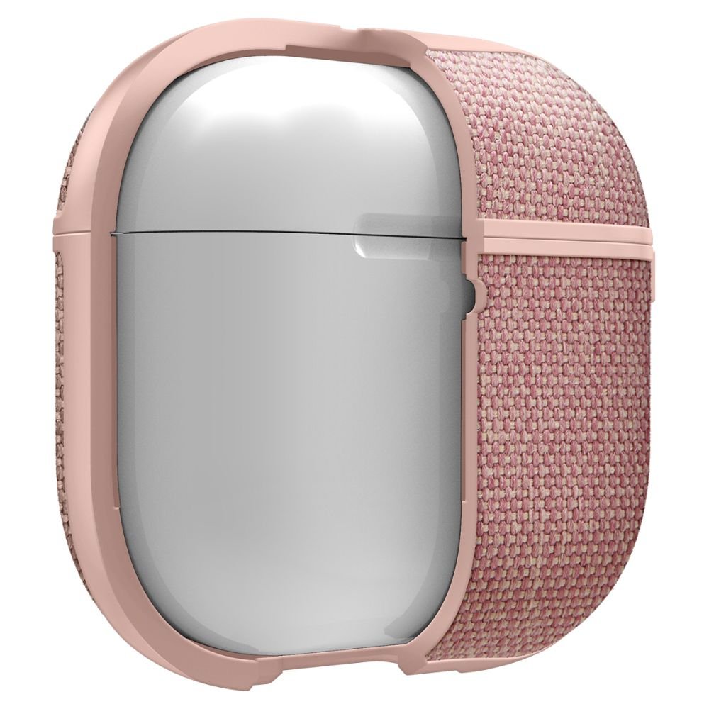 Spigen AirPods 4 Θήκη Urban Fit από Σιλικόνη και Ύφασμα - Rose Gold