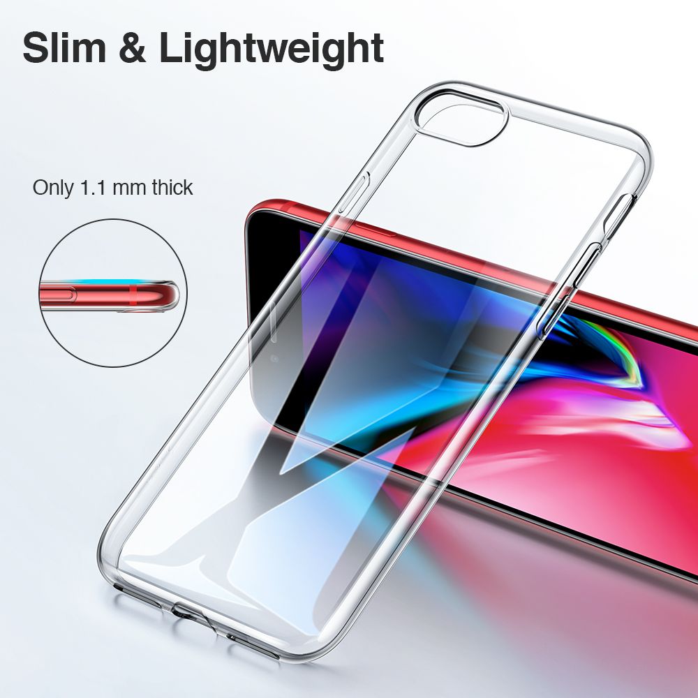 ESR iPhone SE 2022 / SE 2020 / 7 / 8 Essential Zero Series Θήκη Σιλικόνης TPU - Διάφανη