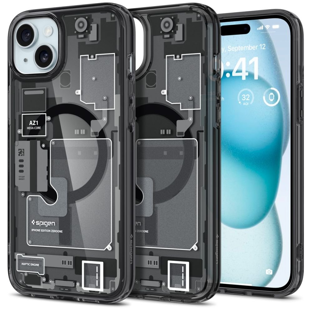 Spigen iPhone 15 Plus Ultra Hybrid Mag Σκληρή Θήκη με Πλαίσιο Σιλικόνης Και MagSafe - Zero One