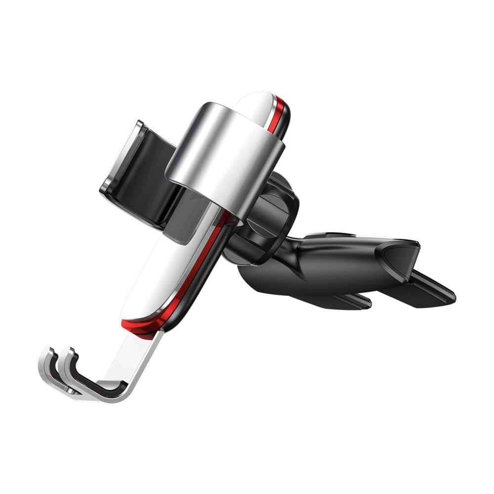 Baseus Metal Age Gravity Car Mount for CD Slot - Universal Βάση Αυτοκινήτου για την Υποδοχή του CD Player - Silver - SUYL - J0S