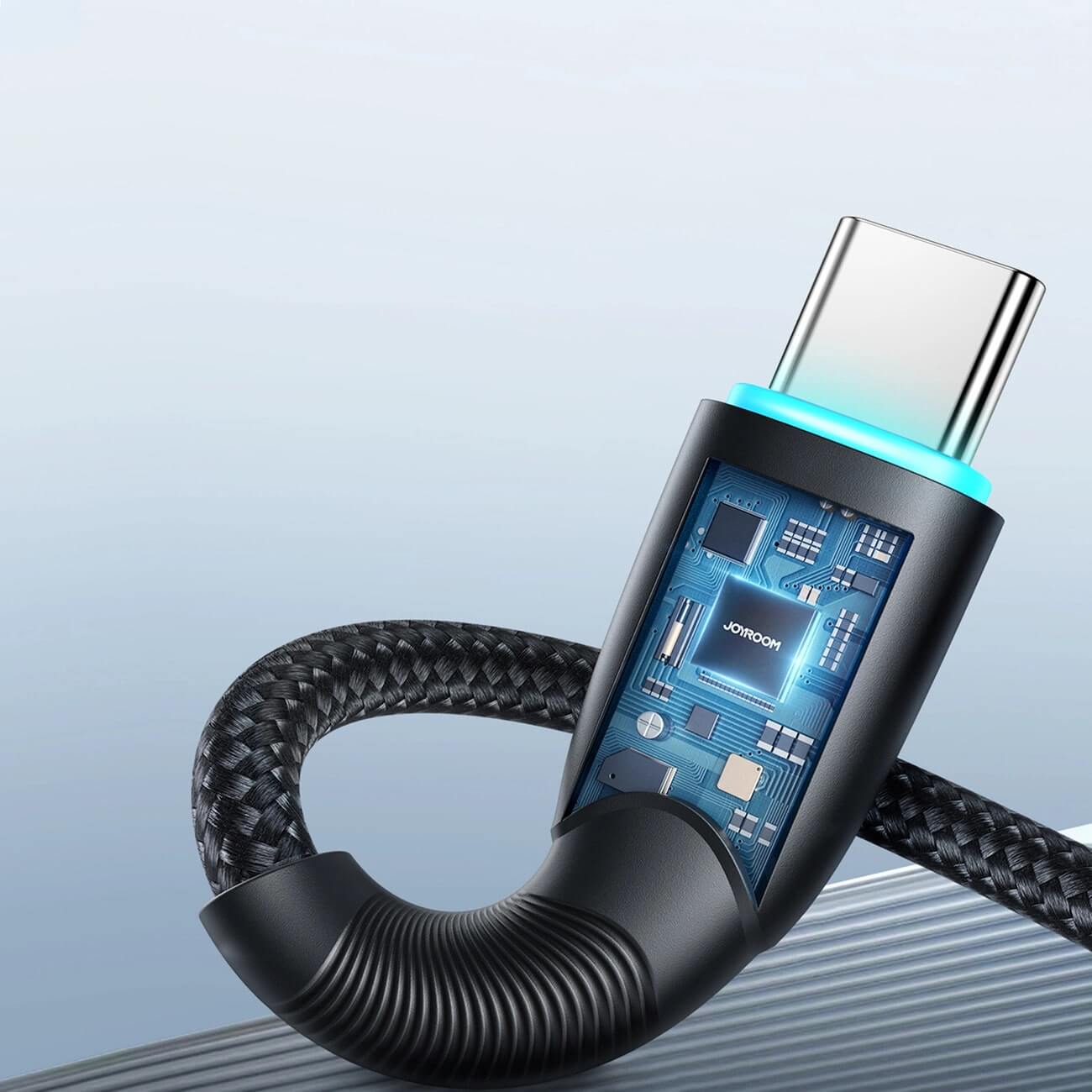Joyroom Starry Series 100W 3A - Καλώδιο Δεδομένων και Φόρτισης USB to Type - C - 1m - Black - SA32 - AC6