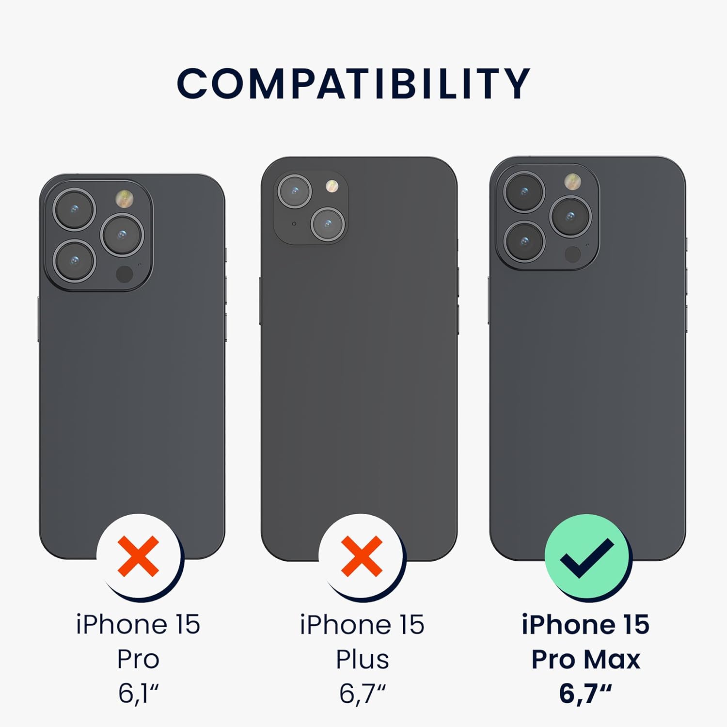 KW iPhone 15 Pro Max Θήκη Σιλικόνης Rubberized TPU - Antique Stone