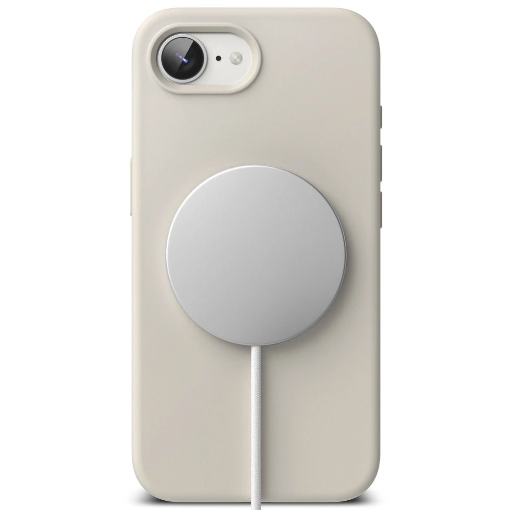 Ringke iPhone 16e Silicone Magnetic MagSafe Case Θήκη Σιλικόνης με MagSafe - Stone