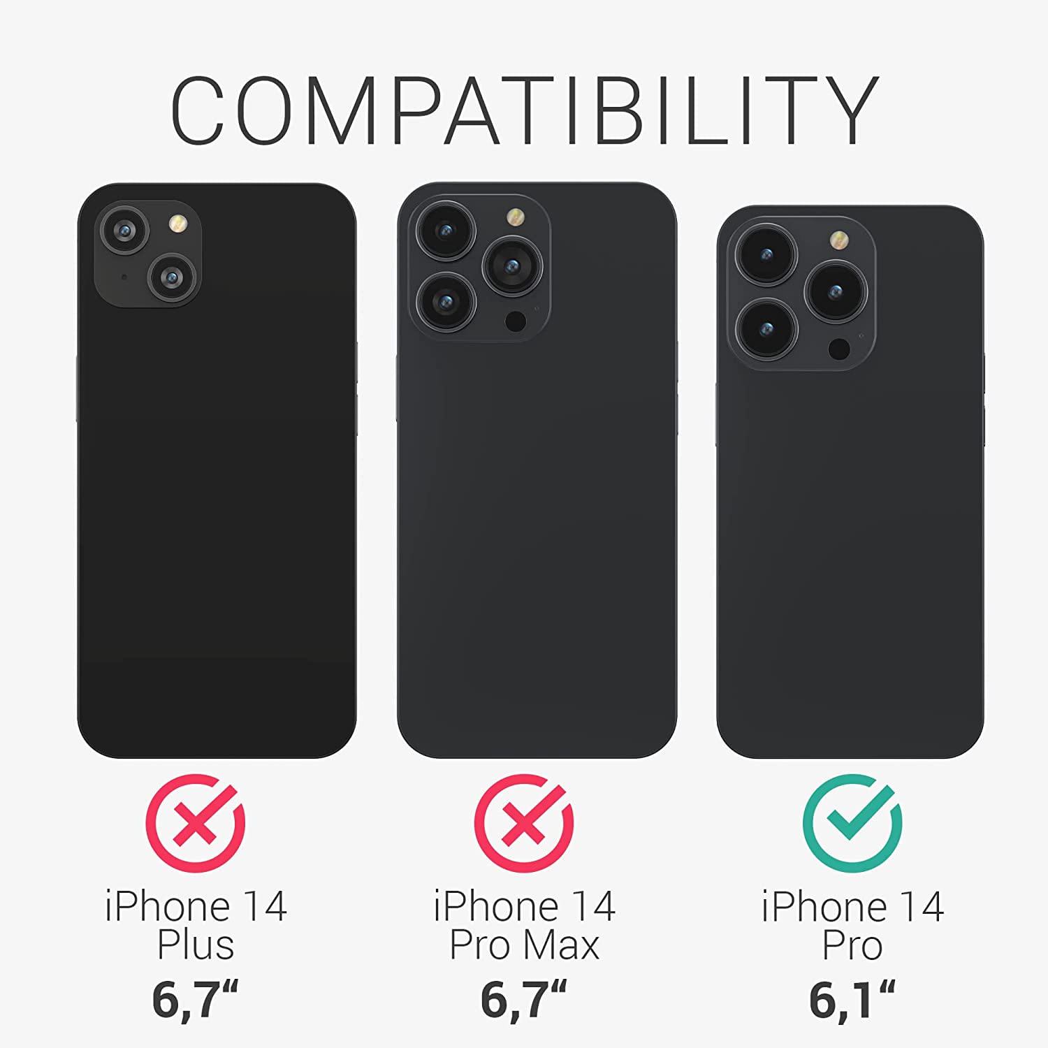 Kalibri iPhone 14 Pro Θήκη Σιλικόνης TPU με Ανακυκλώσιμο και Βιοδιασπώμενο Υλικό - Arctic Night - 59219.207