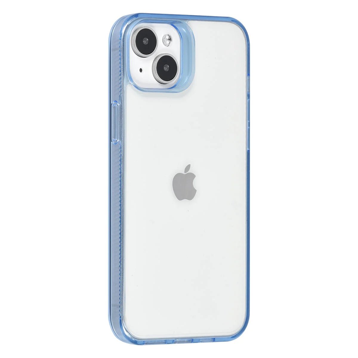 Tuniq iPhone 15 Plus / 14 Plus - Σκληρή Θήκη με Πλαίσιο Σιλικόνης - Ημιδιάφανο Μπλε / Διάφανο