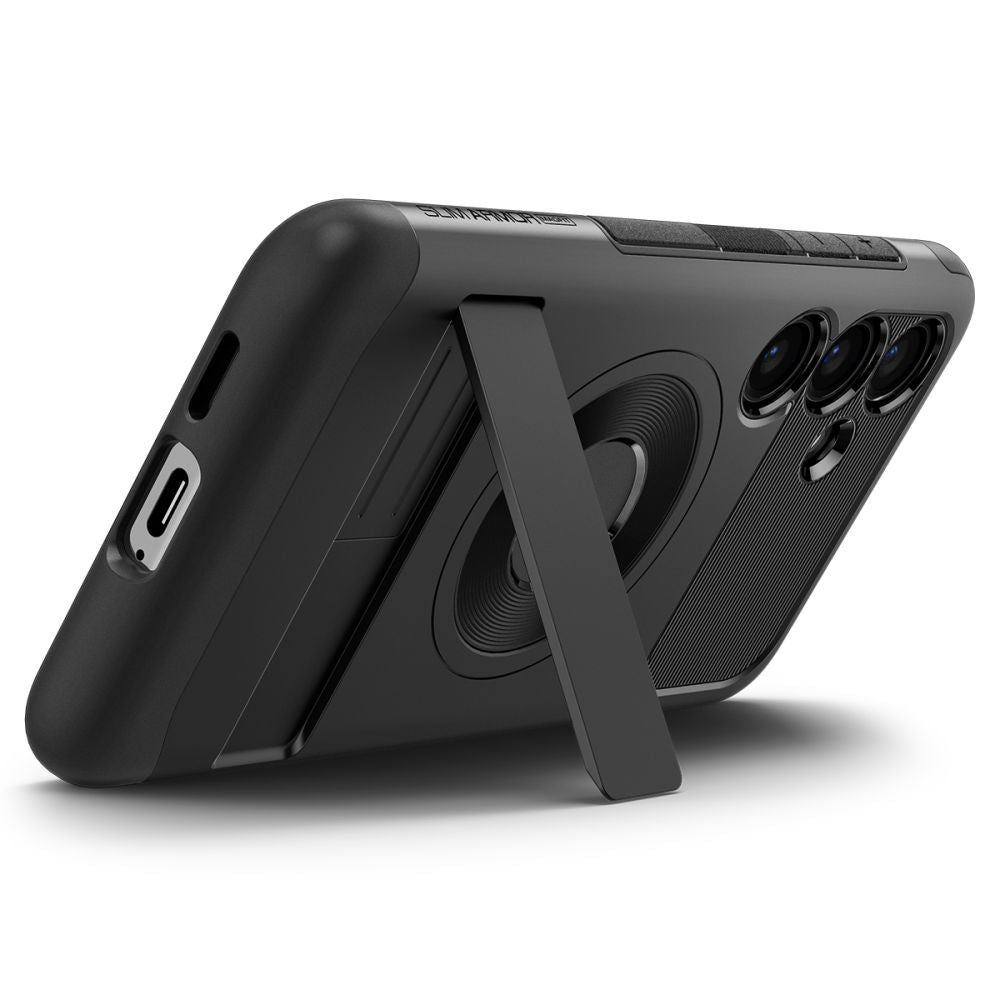 Spigen Samsung Galaxy S24 Slim Armor Mag Σκληρή Θήκη με Stand και MagSafe - Black
