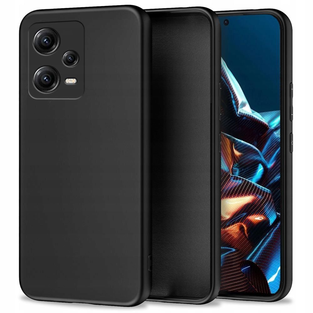 Tech - Protect Xiaomi Redmi Note 12 5G / Poco X5 5G Icon Θήκη Σιλικόνης Rubber TPU - Black