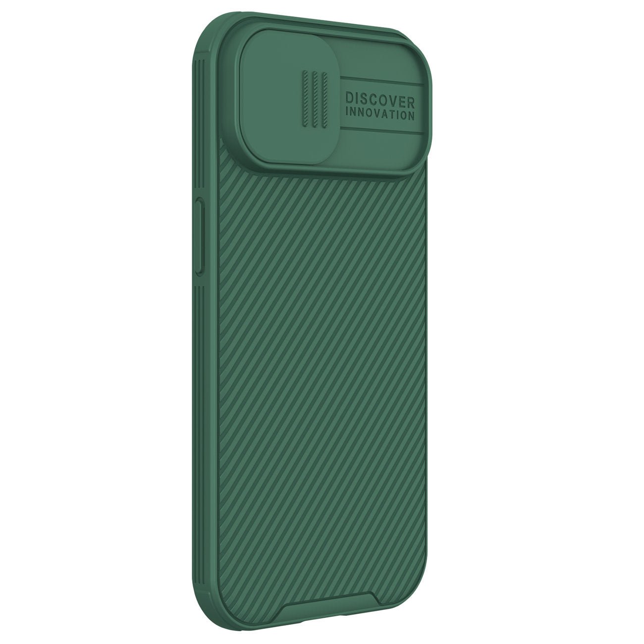 Nillkin iPhone 15 CamShield Pro Magnetic Σκληρή Θήκη με Κάλυμμα για την Κάμερα και MagSafe - Green
