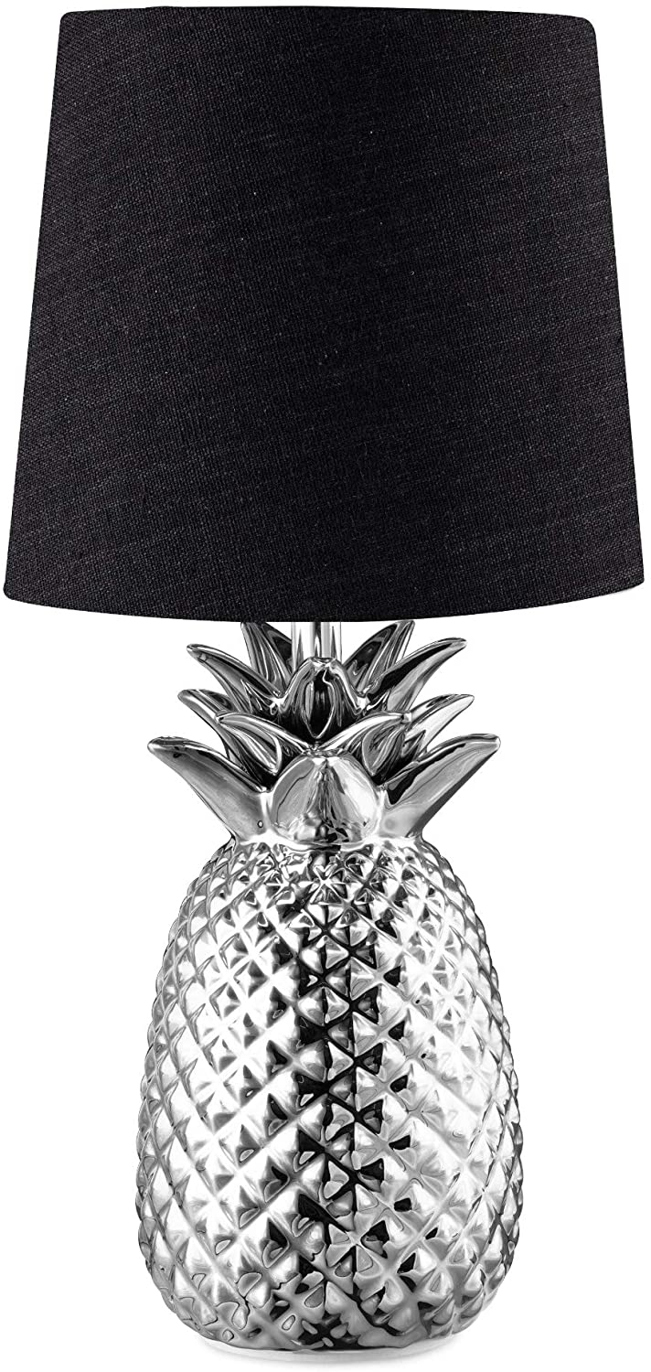 Navaris Desk Lamp Επιτραπέζιο Φωτιστικό - Ανανάς - 35cm - Silver / Black - 49150.67.01