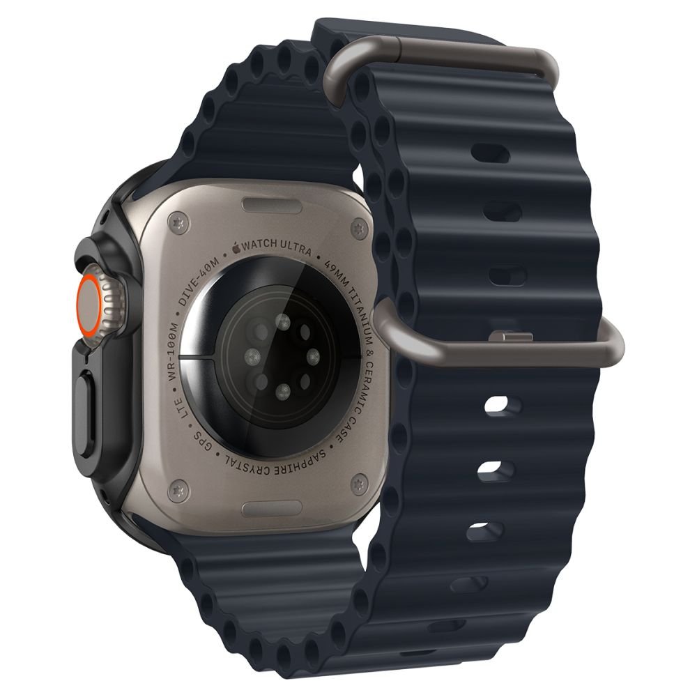 Spigen Θήκη Apple Watch Ultra (1/2/3) - 49mm Thin Fit - Black
