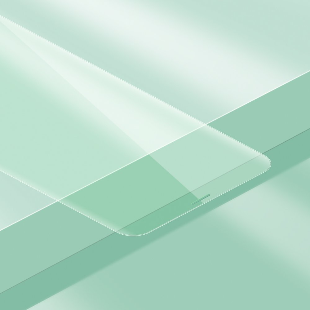 Baseus iPhone 12 / iPhone 12 Pro 0.15mm Eye Protection Full Screen Αντιχαρακτικό Γυαλί Οθόνης - 2 Τεμάχια - Green Light / Clear - SGAPIPH61P - LQ02