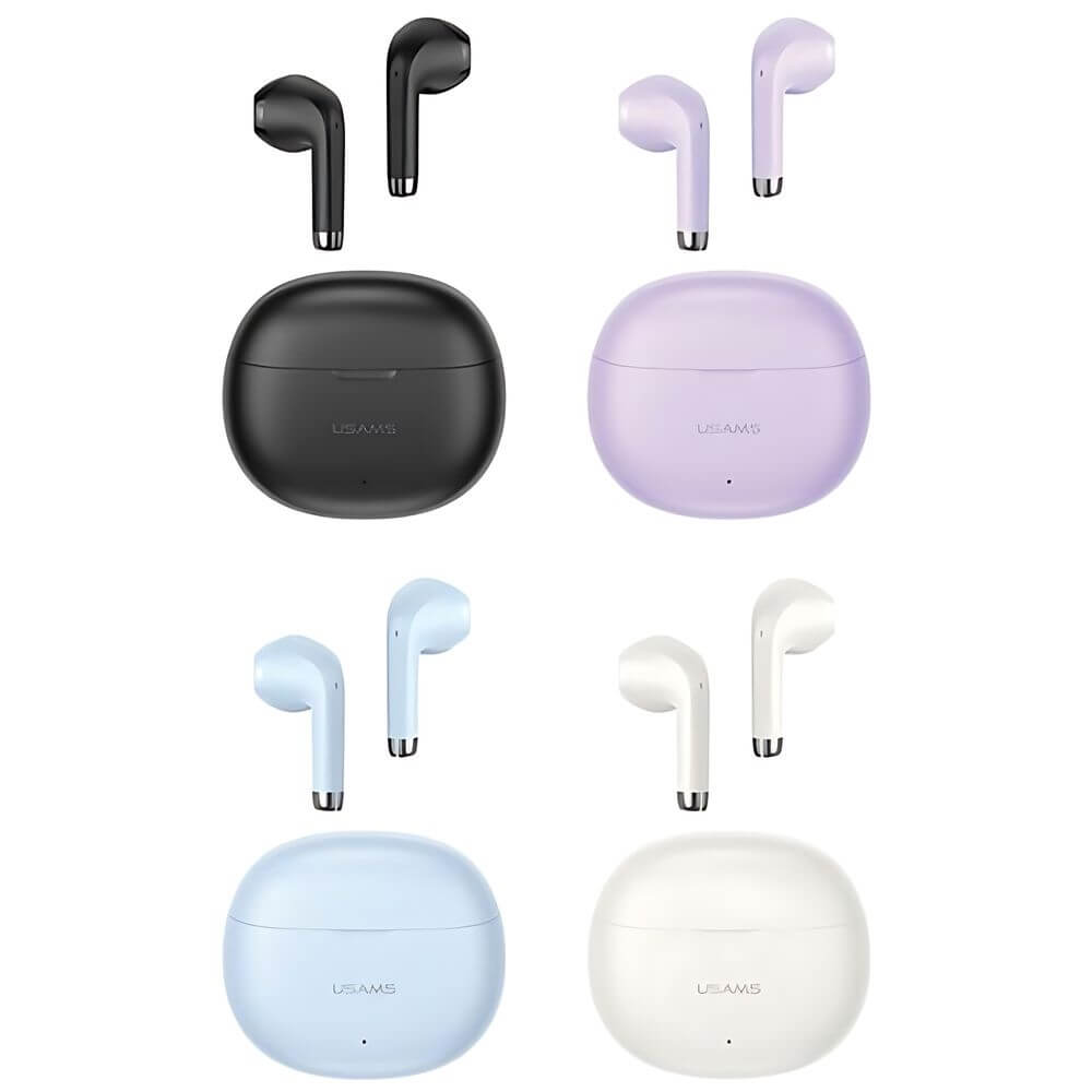 USAMS TWS Rhymbo Series - Bluetooth 5.3 - Ασύρματα ακουστικά για Κλήσεις / Μουσική - Beige