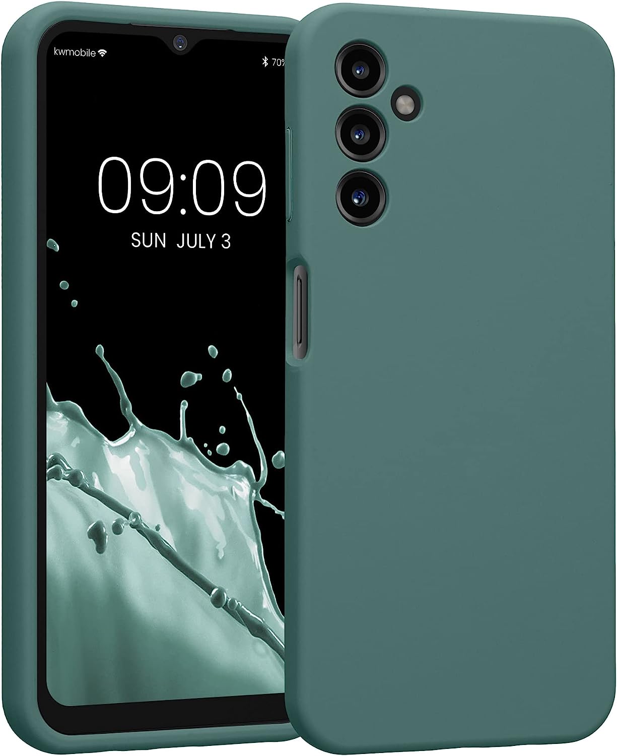 KW Samsung Galaxy A14 5G Θήκη Σιλικόνης Rubber TPU - Arctic Night - 60808.207