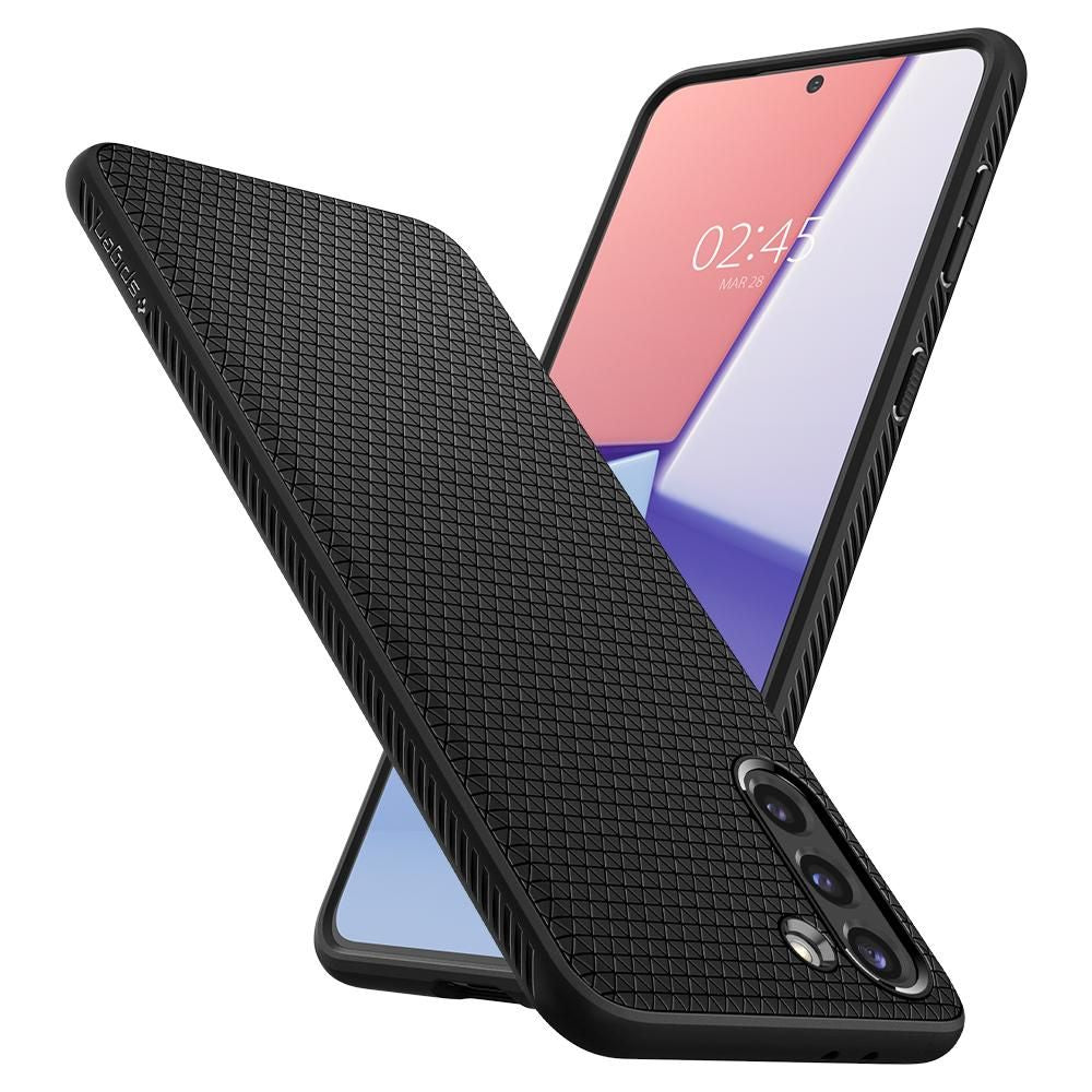 Spigen Samsung Galaxy S21 Plus Liquid Air Θήκη Σιλικόνης - Matte Black