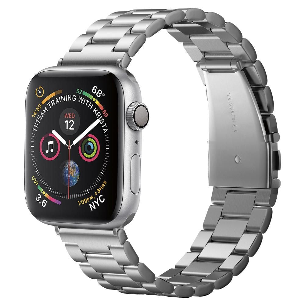 Spigen Λουράκι Apple Watch 8/9/10/11 - SE (1/2/3) - Ultra (1/2/3) – 44/45/46/49mm Modern Fit - Silver