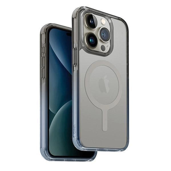 Uniq iPhone 15 Pro Max Combat Duo Magclick Σκληρή Θήκη με Πλαίσιο Σιλικόνης και MagSafe - Blue / Grey